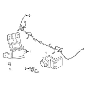 Kia OE - Rear Bumper - Electrical Components (X-Line / X-Pro / X-Pro Prestige)