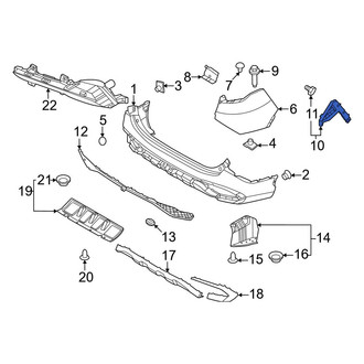 Kia OE - Rear Left Bumper Cover Bracket