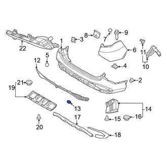 Kia OE - Rear Tow Eye Cap