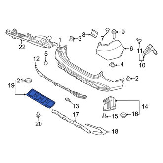 Kia OE - Rear Bumper Cover Heat Shield