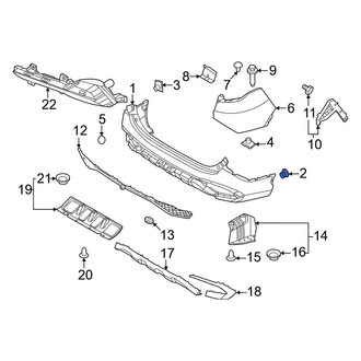 Kia OE - Bumper Cover Nut