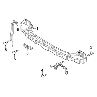 Kia OE - Rear Bumper - Bumper & Components (Structure & Mounting), (Hybrid EX / Hybrid LX / Hybrid SX Prestige / Plug-In Hybrid X-Line / Plug-In Hybrid X-Line Prestige)