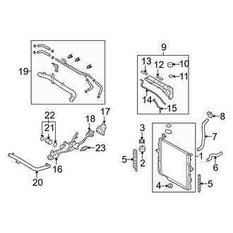 Kia OE - Cooling - Radiator & Components