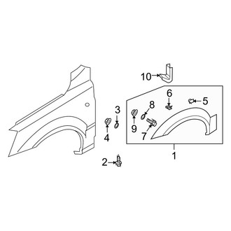 Kia OE - Fender - Exterior Trim (EX)