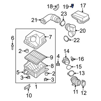 Kia OE - Engine Air Intake Resonator Bolt