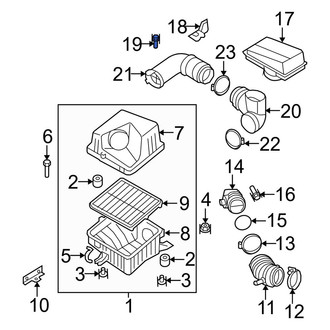 Kia OE - Engine Air Intake Resonator Bolt