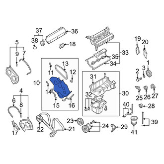 Kia OE - Lower Engine Timing Cover
