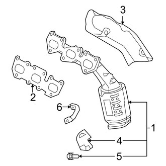 Kia OE - Exhaust System - Manifold (Base / EX / LX)