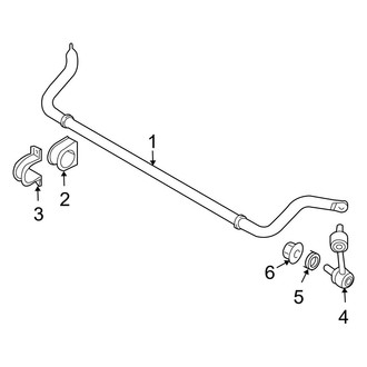 Kia OE - Front Suspension - Stabilizer Bar & Components (EX / LX RWD)