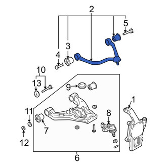 Kia OE - Front Right Upper Suspension Control Arm