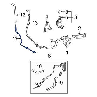 Kia OE - Power Steering Return Hose