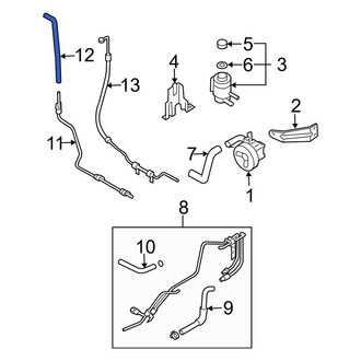 Kia OE - Power Steering Return Hose