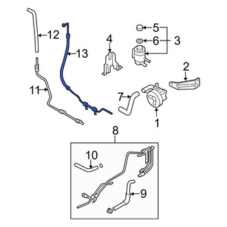 Kia OE - Power Steering Pressure Hose