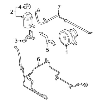 Kia OE - Steering Gear & Linkage - Pump & Hoses