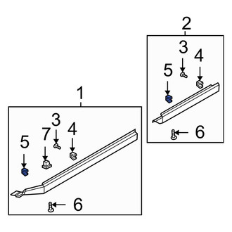 Kia OE - Rocker Panel Molding Grommet