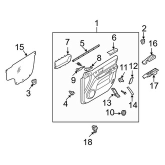 Kia OE - Front Door - Interior Trim