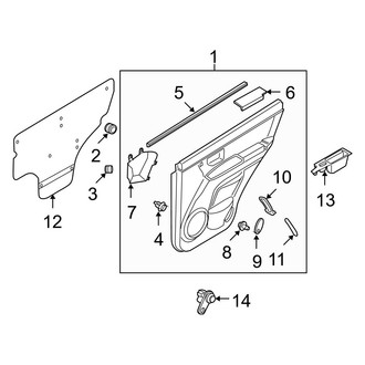 Kia OE - Rear Door - Interior Trim