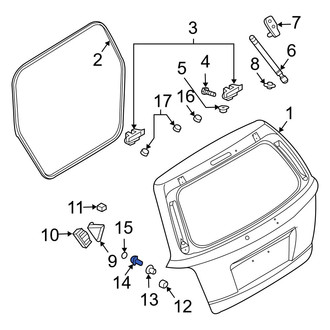 Kia OE - Liftgate Stop Bumper Bolt
