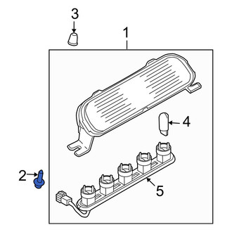 Kia OE - Center High Mount Stop Light Screw
