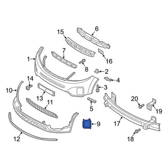 Kia OE - Front Left Fog Light Trim