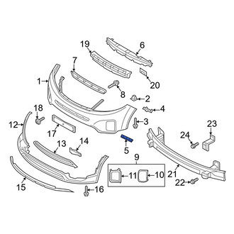 Kia OE - Front Right Bumper Cover Bracket