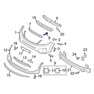 Kia OE - Bumper Trim Screw