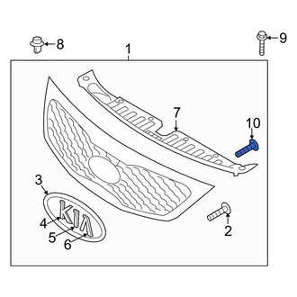 Kia OE - Bumper Cover Reinforcement Screw