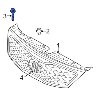 Kia OE - Radiator Support Access Cover Bolt