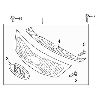 Kia OE - Grille & Components