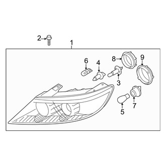 Kia OE - Front Lamps - Headlamp Components
