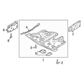 Kia OE - Radiator Support - Splash Shields (2.4L)