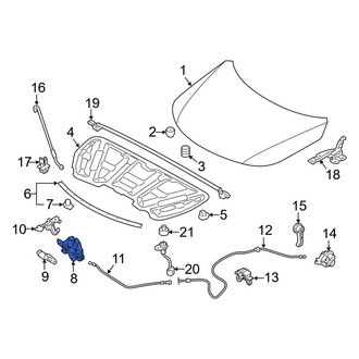 Kia OE - Front Hood Latch