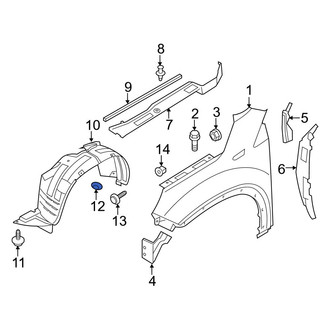 Kia OE - Fender Liner Nut