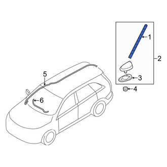 Kia OE - Radio Antenna Mast