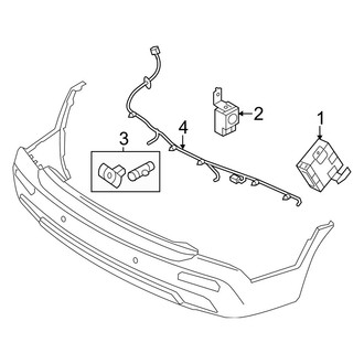 Kia OE - Electrical Components (Backup Warning System), (Base / EX / LX)