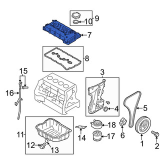 Kia OE - Engine Valve Cover