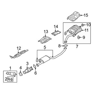 Kia OE - Exhaust System - Exhaust Components (2.4L)
