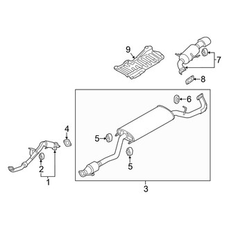 Kia OE - Exhaust System - Exhaust Components (2.4L)