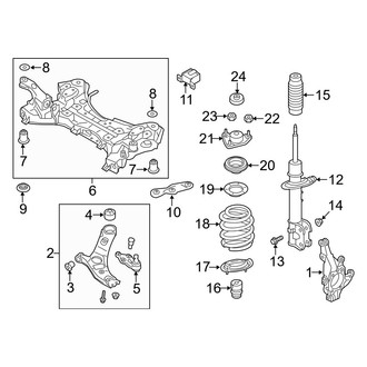 Kia OE - Front Suspension - Suspension Components