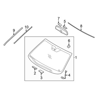 Kia OE - Windshield - Glass