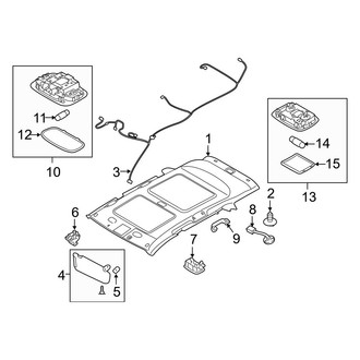 Kia OE - Roof - Interior Trim (With Sunroof)