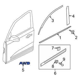 Kia OE - Left Fender Emblem