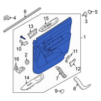 Kia OE - Rear Left Inner Door Interior Trim Panel