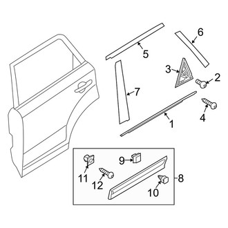 Kia OE - Rear Door - Exterior Trim