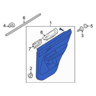 Kia OE - Rear Left Inner Door Interior Trim Panel