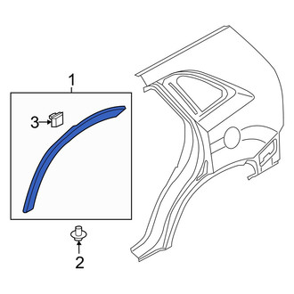 Kia OE - Front Left Wheel Arch Molding