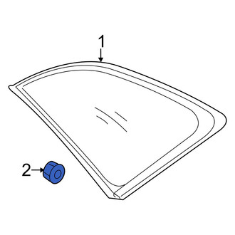 Kia OE - Quarter Panel Glass Nut
