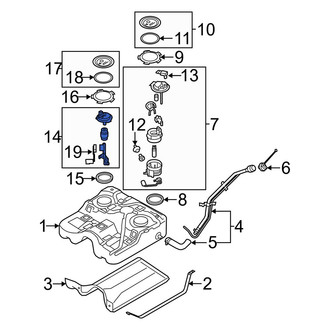 Kia OE - Fuel Sender and Hanger Assembly