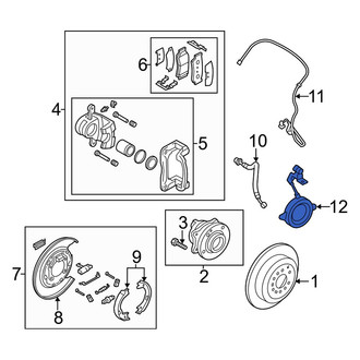 Kia OE - Rear ABS Wheel Speed Sensor