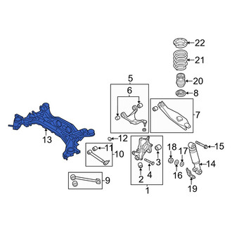 Kia OE - Rear Suspension Subframe Crossmember